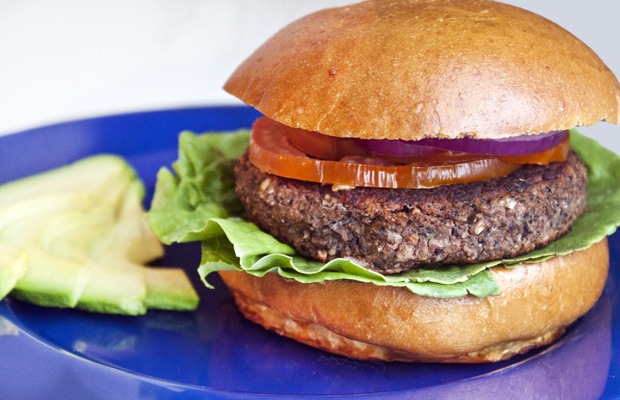 High Protein Low Carb Recipes: Black Bean Burger