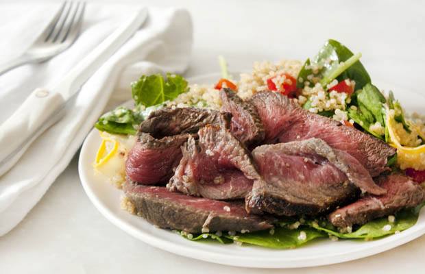 High Protein Low Carb Recipes: Steak Salad