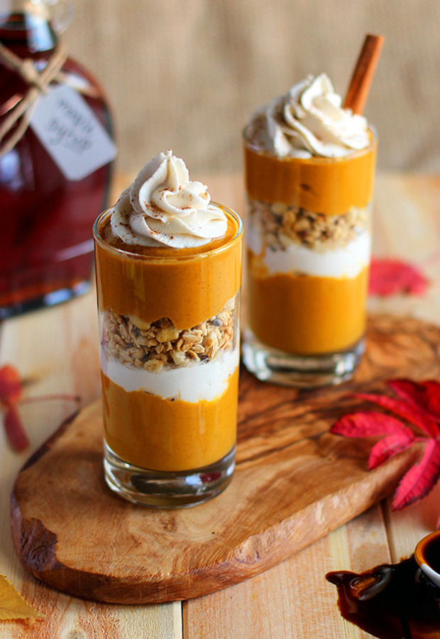 Frozen Pumpkin Pie Parfait