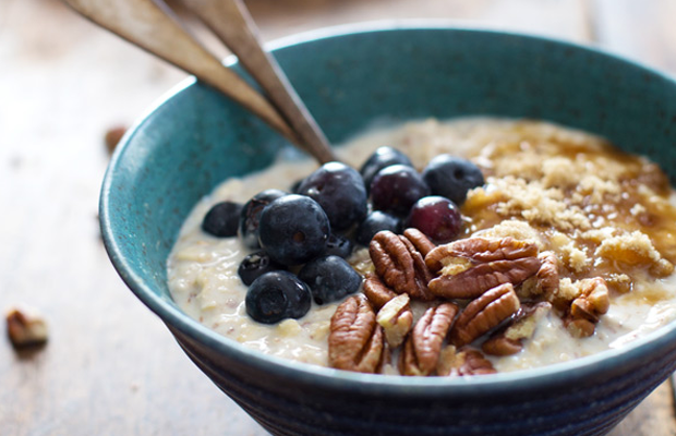 Overnight Oats Recipes: Flax Blueberry Vanilla Overnight Oats Recipe