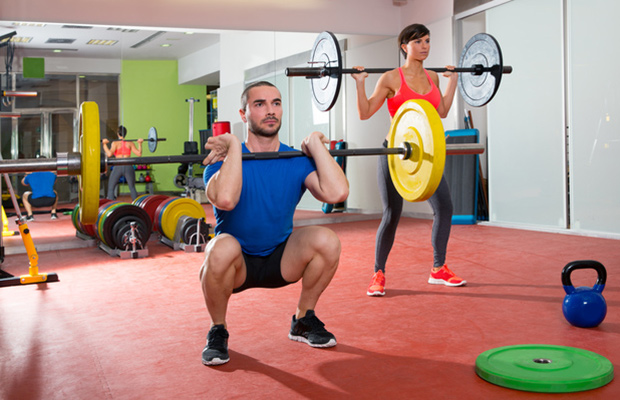 Butt Exercises: Front Squat Exercise