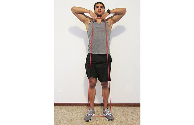 Resistance Band Exercises: Upright Row Exercise