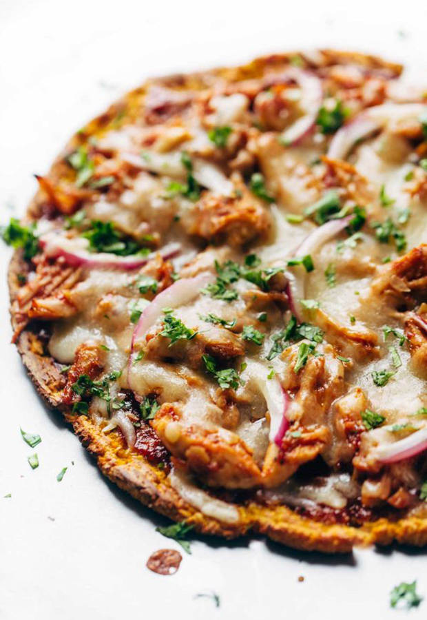 Movie-Inspired Appetizers for Oscar Night: Barbecue Chicken Sweet Potato Pizza