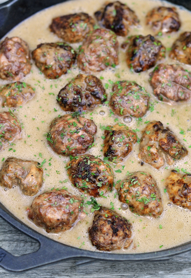 Movie-Inspired Appetizers for Oscar Night : Paleo Swedish Meatballs Recipe